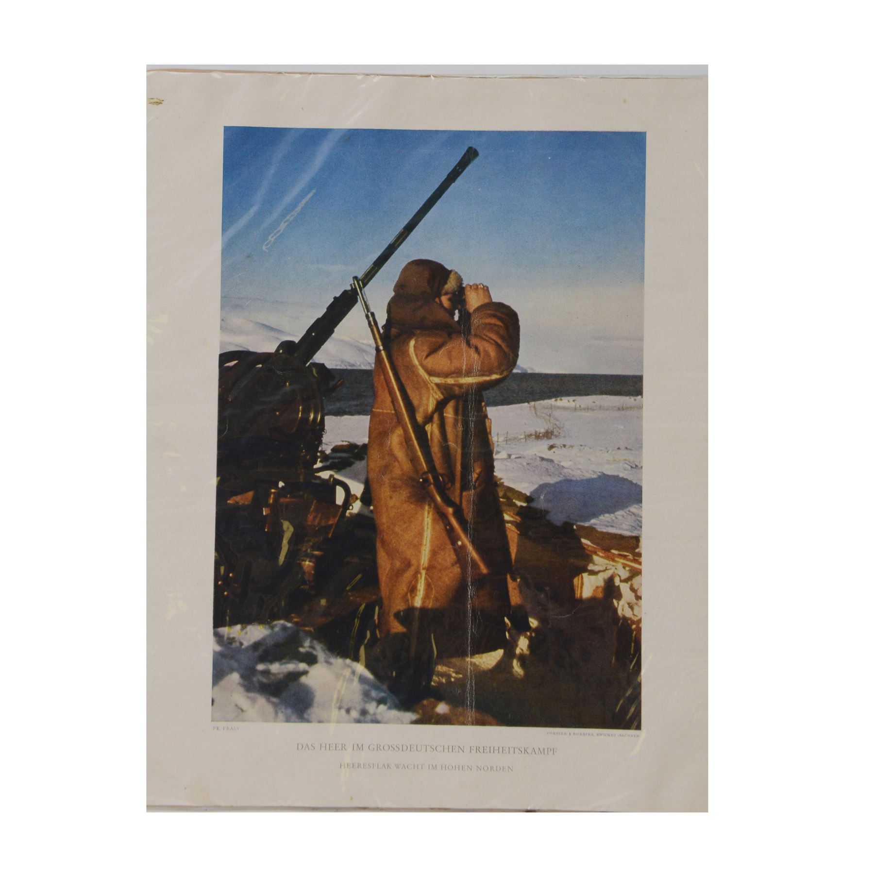 Third Reich, four original German Army posters, by Forster & Borries, Zwickau (Sachsen), H34cm, W28cm 