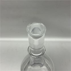 Dartington Crystal decanter, Caithness glass vase and a FM Ronneby glass fish