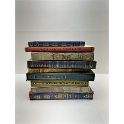 Folio Society; twenty six volumes, including Melville three stories, Scoop, Praise the Folly, English Journey etc