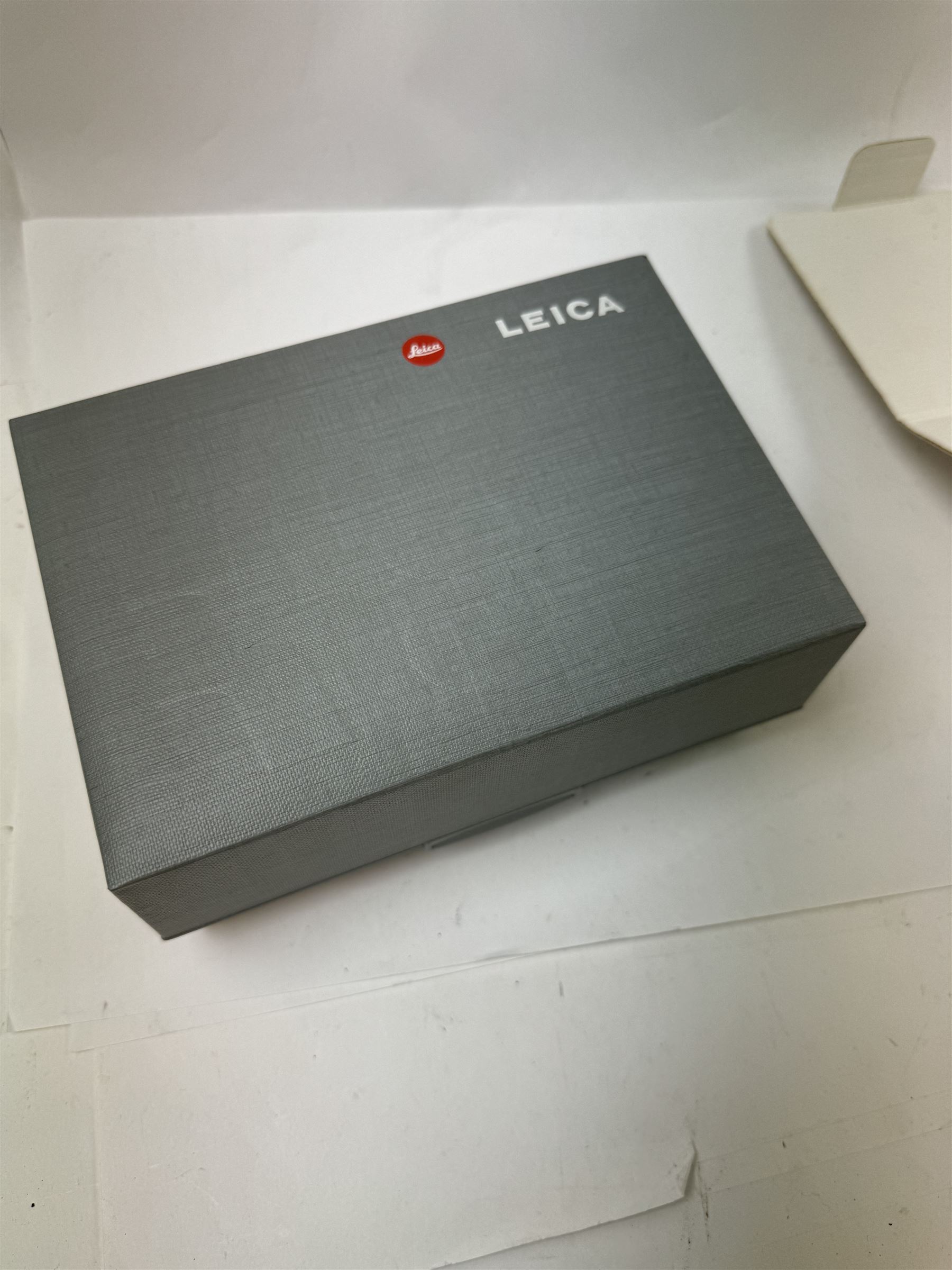 Leica R8 SLR camera body, in chrome and black finish, serial no. 2292640, made in Germany 1996, contained within maker's box with instructions and shoulder strap