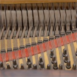 Steinway & Son, New York & Hamburg- Model B, overstrung Drawing Room Grand Piano in a rosewood case, Serial No 87297 (1896/7), with 85 ivory covered and ebony keys A0-A7(7 octaves) with an adjustable fretted music desk, brass fittings and pedals, Steinway “Fireplug” straight columnar and fluted legs with roller castors and conforming lyre, duplex stringing with agraffs, bass strings copper wound with a steel core, steel tuning pins, original Steinway action, hammers, keys, felts, and dampers, with una-corda, sostenuto and sustain pedals, Overstrung iron frame detailing numerous Steinway patents, awards, and features. Tuned to Concert pitch (A=440). 
With an adjustable single stool. 

This item has been registered for sale under Section 10 of the APHA Ivory Act HLB1KY67