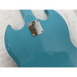 Epiphone Junior Model electric guitar in blue, serial no.C197013908 L98cm