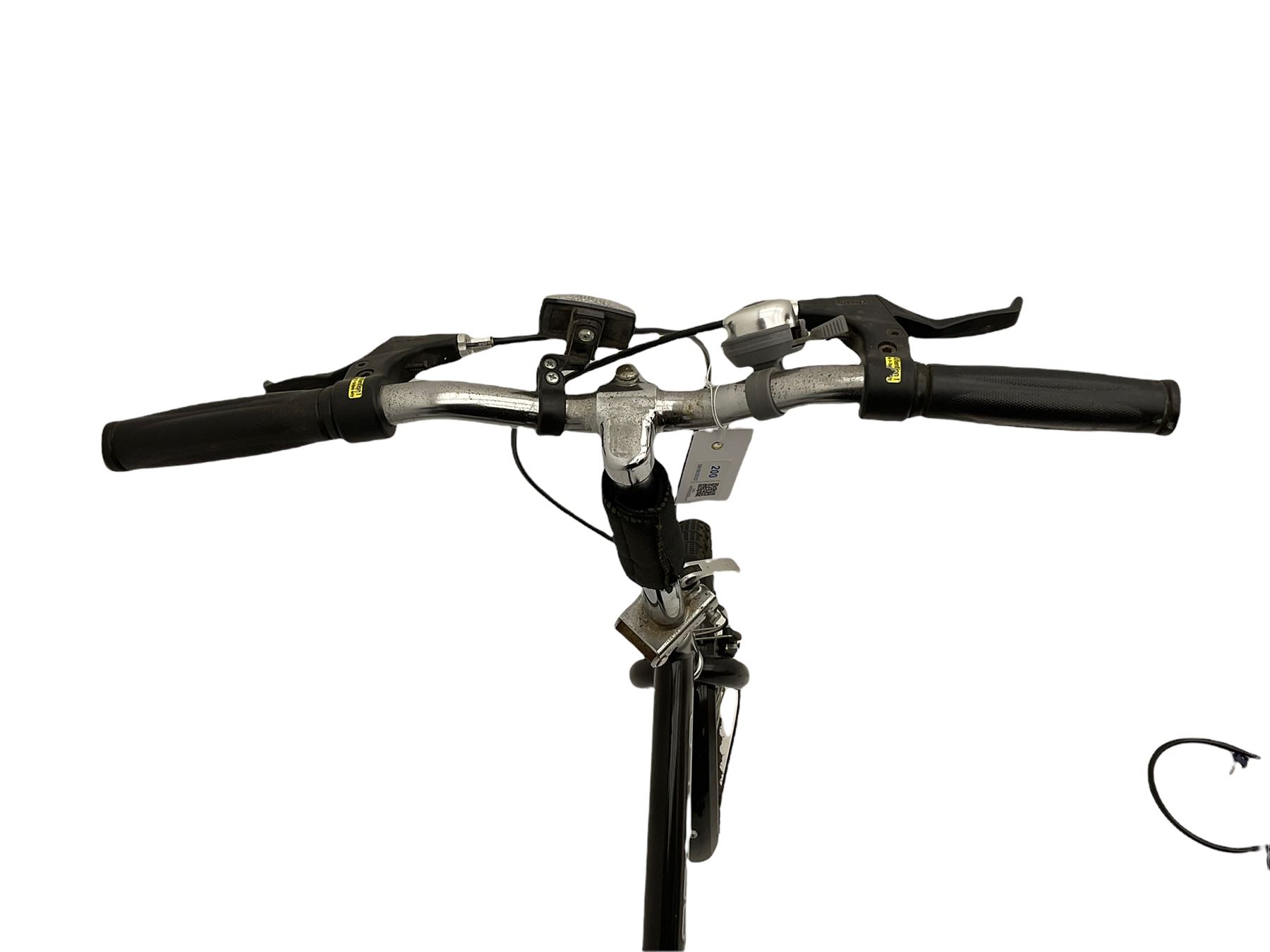 Apollo folding bicycle with hand pump and lock. - THIS LOT IS TO BE COLLECTED BY APPOINTMENT FROM DUGGLEBY STORAGE, GREAT HILL, EASTFIELD, SCARBOROUGH, YO11 3TX