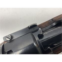 FIREARMS CERTIFICATE REQUIRED - BLANK FIRING Mauser 792 by 57 Mod.98 bolt action rifle marked BYF 41, re-proofed for .308 Winchester blank firing, with 61cm (24