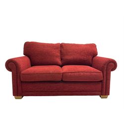 Two seat metal actions sofa bed upholste