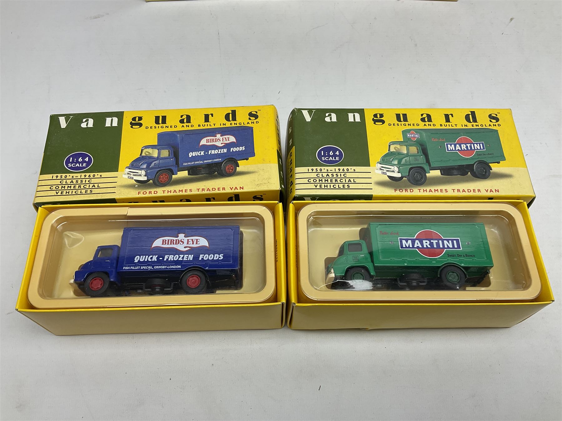 Nineteen Lledo Vanguards 1:64 scale 1950's-1960's Classic Commercial Vehicles die-cast models, all boxed (19)