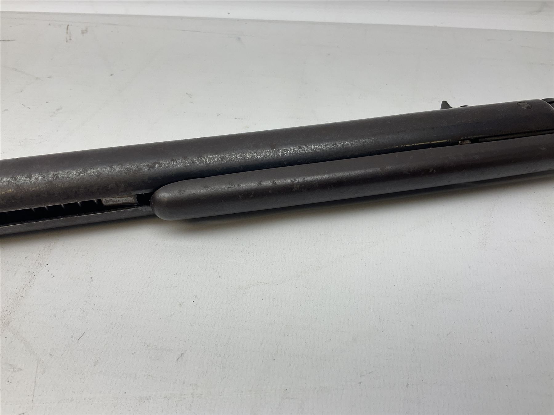 Diana Model 27 .177 air rifle with under lever action and walnut stock L108cm