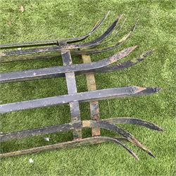 Pair of Wrought metal parkland tree guards - THIS LOT IS TO BE COLLECTED BY APPOINTMENT FROM DUGGLEBY STORAGE, GREAT HILL, EASTFIELD, SCARBOROUGH, YO11 3TX