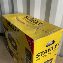 Stanley Air compressor kit (unopened) and Scheppach dust extractor  - THIS LOT IS TO BE COLLECTED BY APPOINTMENT FROM DUGGLEBY STORAGE, GREAT HILL, EASTFIELD, SCARBOROUGH, YO11 3TX