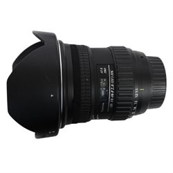 Three DSLR camera lenses, comprising Nikon Nikkor AF-S DX 35mm f/1.8G, boxed, Tokina AT-X Pro 11-16mm F28 Aspherical lens, boxed and Nikon Nikkor AF-S 16-80mm 1:2.8-4E ED lens and a 