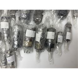 Collection of thermionic radio valves/vacuum tubes, approximately 82 