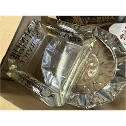 Collection of vintage cigarettes, cigars, ashtrays and other smoking related collectables