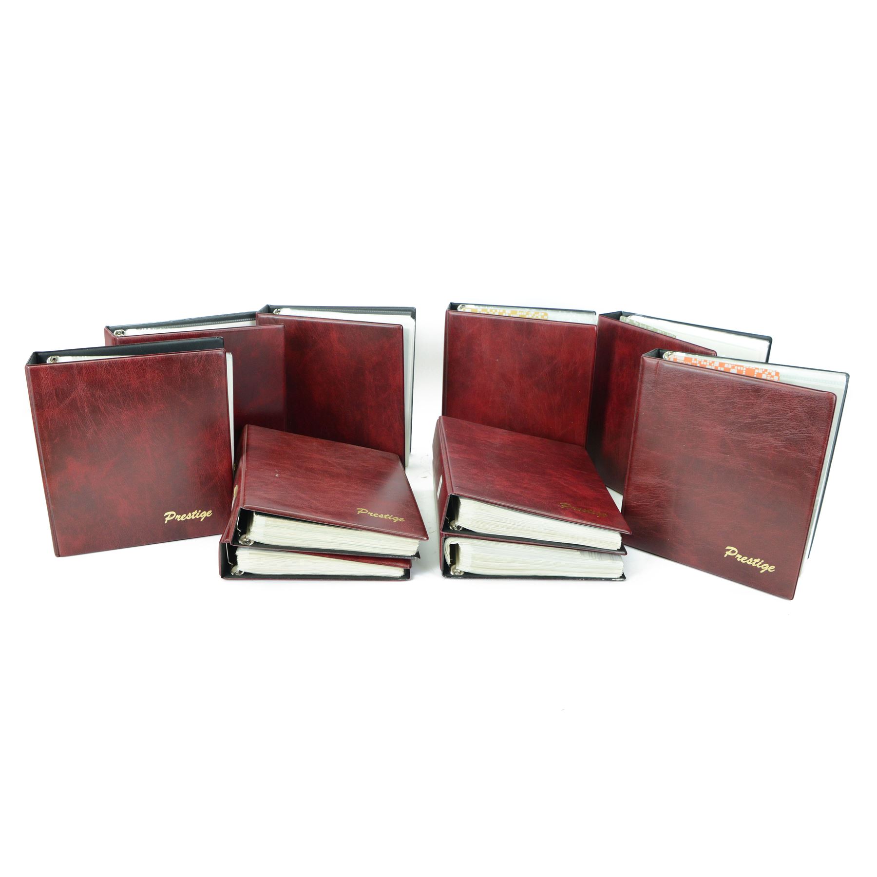 World stamps including Australia, Zimbabwe, Nigeria, Pitcairn Islands, Gilbert and Ellice, Bulgaria, Chile, United States of America, Tunisia, Poland, Greece, China etc, housed in ten ring binder folders