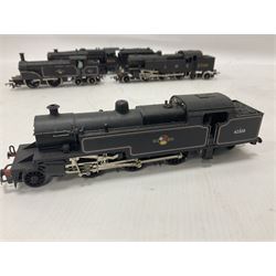 Hornby ‘00’ gauge - Class M7 0-4-0T locomotive no.30111 in BR black; Class 4P 2-6-4T locomotive no.42308 in BR black; Class 264 0-4-0ST ‘Monty’ locomotive no.16020 in LMS black; Class 4P 2-6-4T no.2398 in LMS black; Class 8F 2-8-0 locomotive no.851 in LMS black (5) 