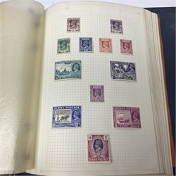 Great British and World stamps, including Virgin Islands, New Zealand, Australia, Canada, Gilbert and Ellice Islands, Falkland Islands, Peru, Mauritius, North Borneo, Monaco, Gibraltar etc, housed in six albums 