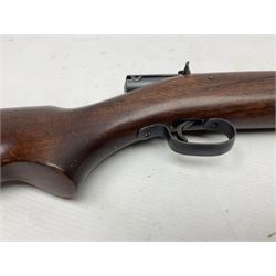 Winchester Model 74 .22 Short semi-automatic single shot rifle, the 61cm(24