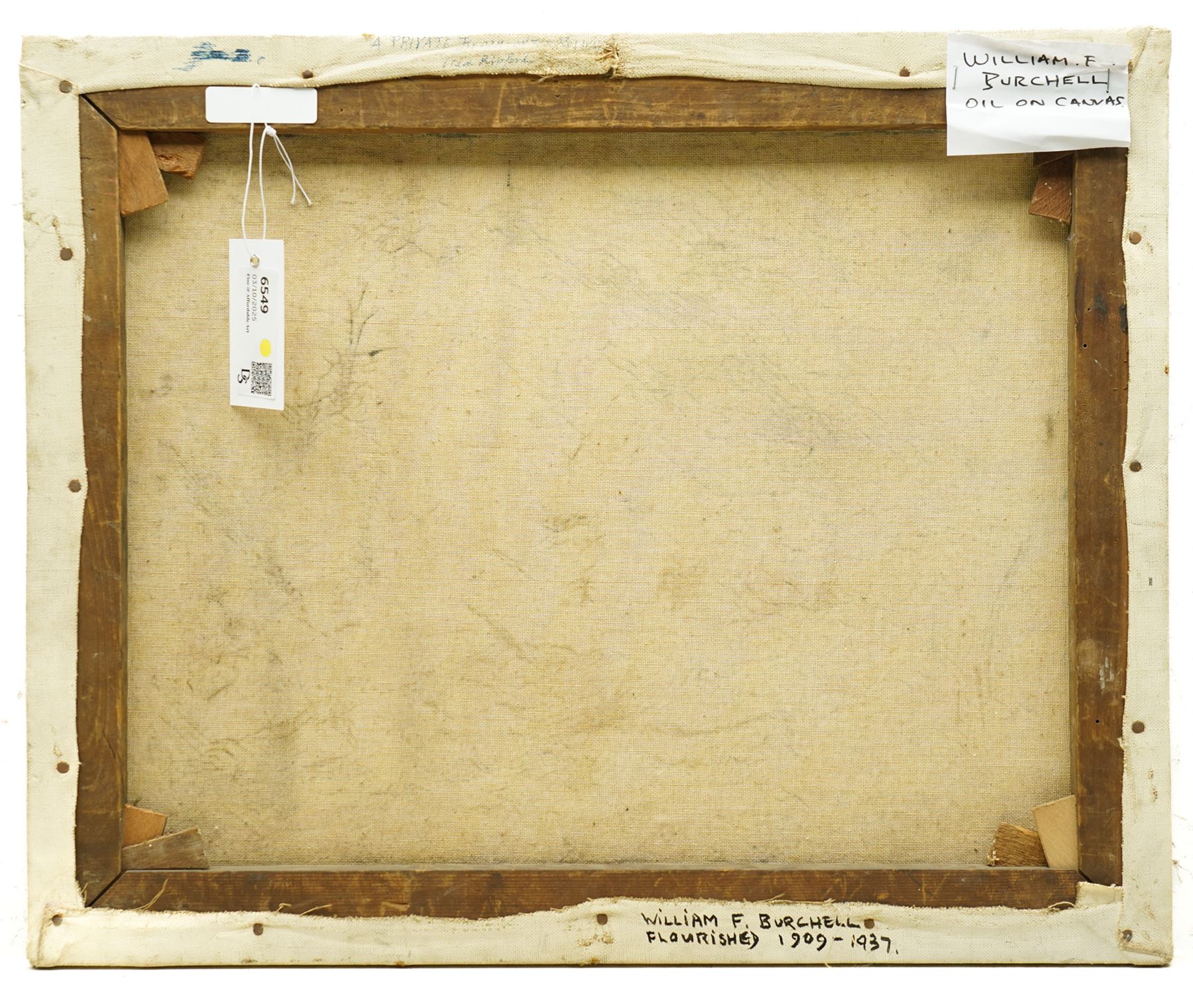 William Francis Burchell (British fl.1909-1937): 'A Private Beach on the Solway', oil on canvas signed, indistinctly inscribed verso 46cm x 56cm (unframed)