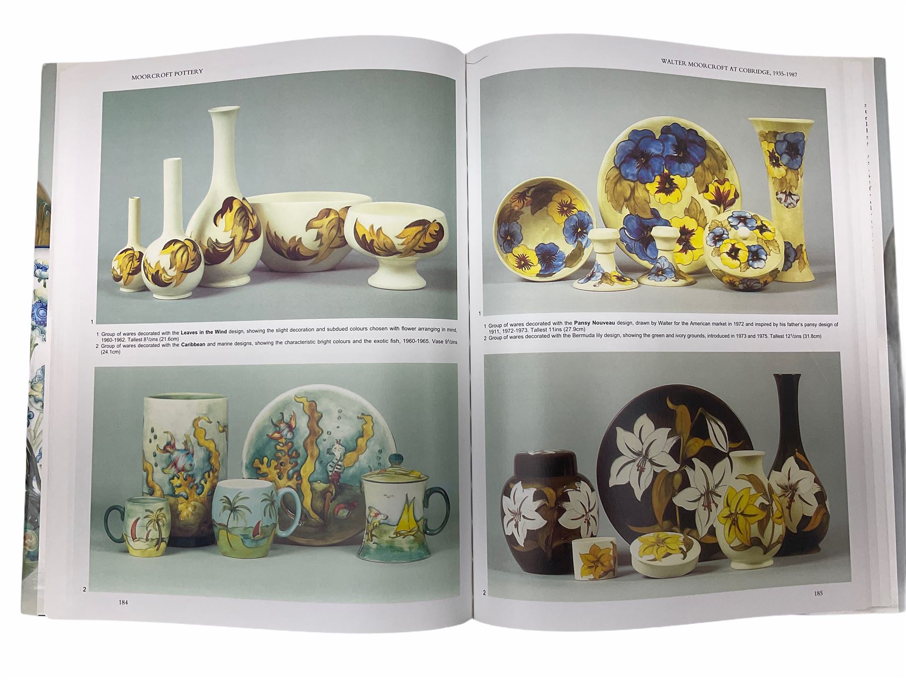 Paul Atterbury, Moorcroft, A guide to Moorcroft Pottery 1897-1993, published by Richard Dennis and Hugh Edwards, Shepton Beauchamp, 2008.