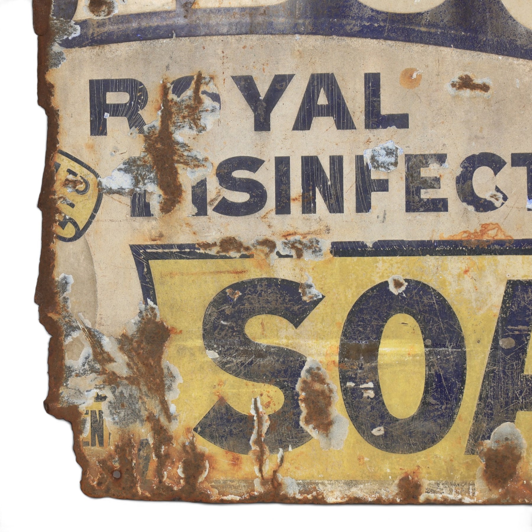 Enamel advertising sign Ebuoy Soap, H62cm