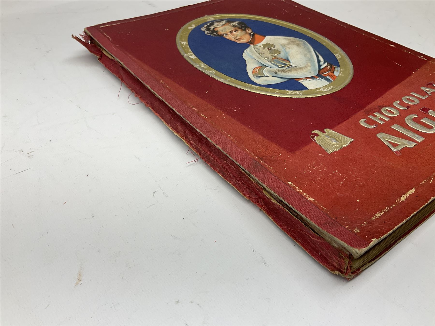 Magnus Laurie: The West Riding Territorials in the Great War. 1920: German Haus Neuerburg cigarette card album entitled Der Bunte Rock depicting 19th century military uniforms; French Chocolat Aiglon trade card album including some military costumes; and a cigarette card album, some of military interest (4)