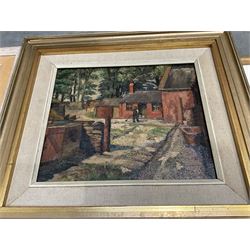 Collection of oil paintings and watercolours, artists including Geoffrey H Poole, Thomas Monro, Paul Marny, Robert Clarkson of Scarborough, classical watercolour, etc (16)