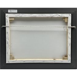 Steven Scholes (Northern British 1952-): 'Tatton Street Ordsall Salford 1962', oil on canvas signed, titled verso 28.5cm x 38.5cm