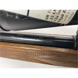 SECTION 1 FIREARMS CERTIFICATE REQUIRED - LEFT HANDED J.G. Anschutz .22 long round bolt action rifle, the 36cm (14