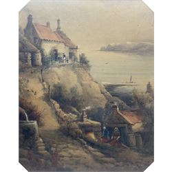 Frederick William Booty (British 1840-1924): Cottages at Runswick Bay, watercolour signed and dated 1915, 60cm x 47cm 
Provenance: private collection, purchased David Duggleby Ltd 8th December 2017 Lot 26