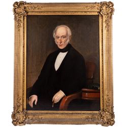 English School (19th Century): Portrait of an Elderly Gentleman, oil on canvas in gilt frame unsigned 90cm x 70cm