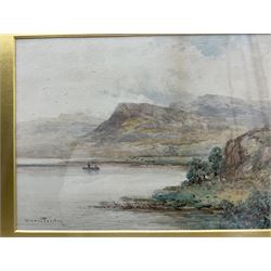Three watercolours, comprising: Ben Hoyles (exh.1890-1906), William R Hoyles (1870-1935), and another indistinctly signed (3)