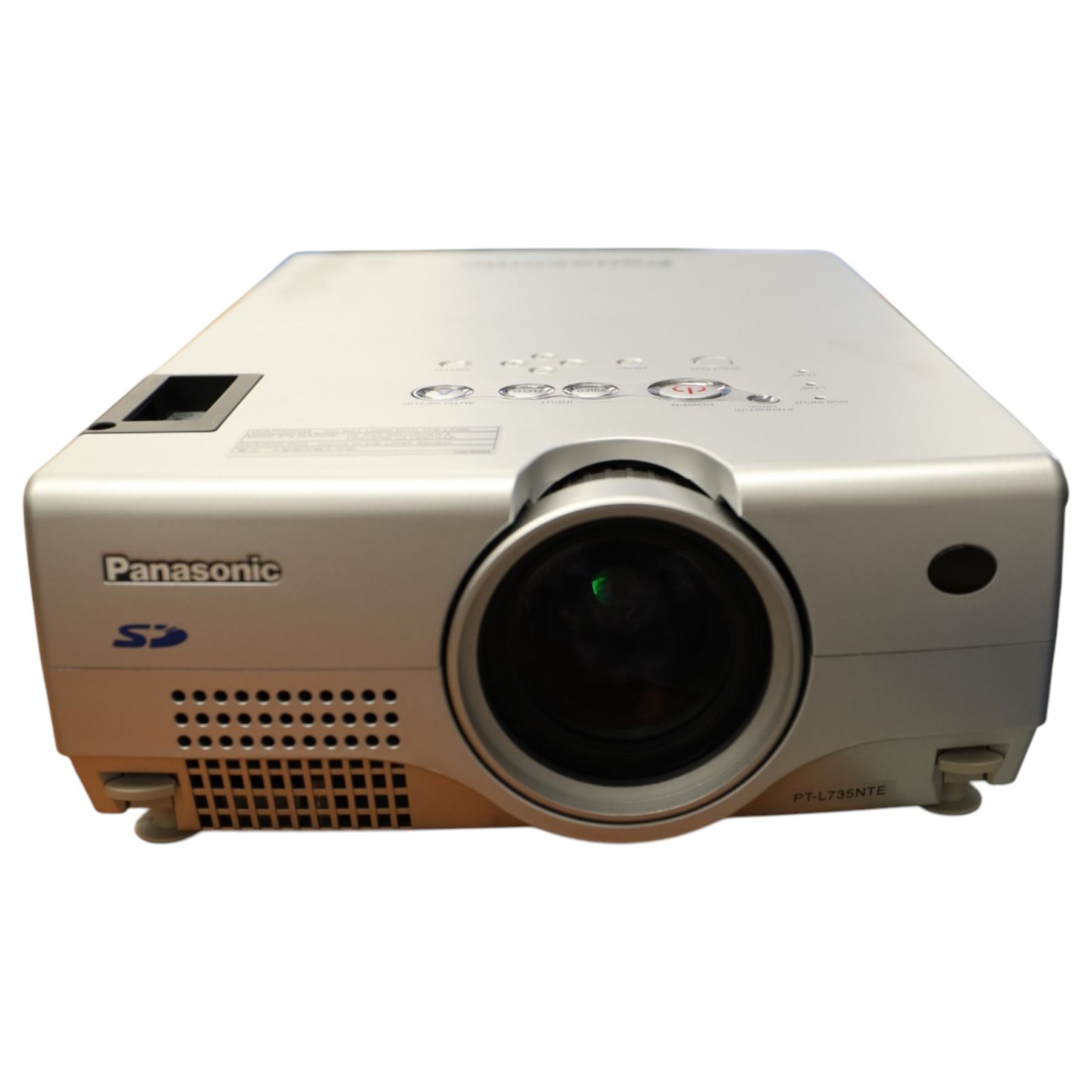 Panasonic - PT-L735NTE projector in case