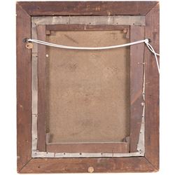 German School (Early 20th Century): Portrait of a Girl Holding a Doll, oil on canvas indistinctly signed Freule?, 50cm x 39cm 