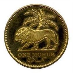 'The East India Company' 2010 gold one mohur coin