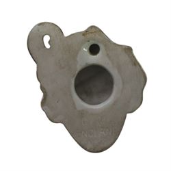 Goebel Art Deco wall mask, Lady in Tyrolean Hat, with impressed mark, together with a similar C & Co example 