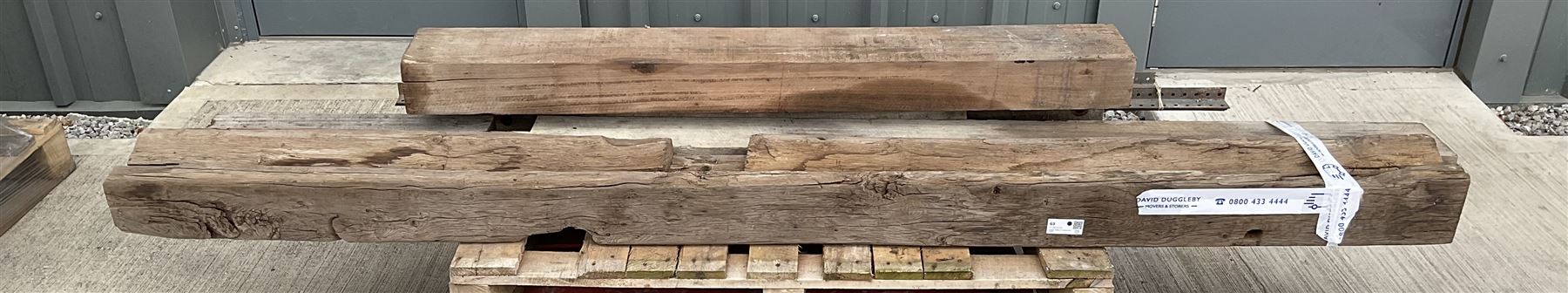 Four oak bream and various old doors