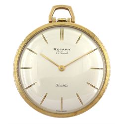 Rotary 9ct gold keyless slimline pocket 