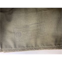 Five reproduction German WW2 hats comprising Wehrmacht olive tropical helmet, Heer officer's peaked cap, two M43 caps and Field side cap (5)