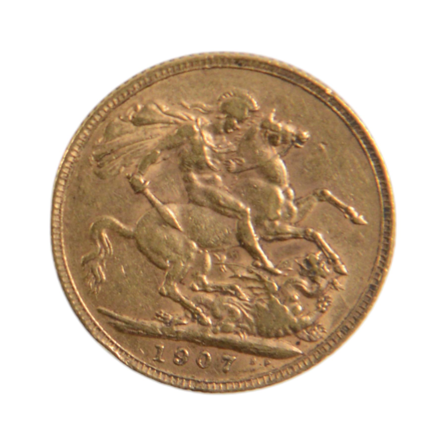 King Edward VII 1907 gold full sovereign coin