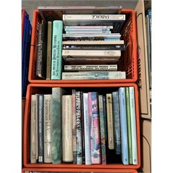 Extremely large collection of reference books on painting and decorative art, to include artist’s monographs, exhibition catalogues, Graves Royal Academy Exhibitors, Paintings in Public Ownership, artist dictionaries, etc (13 boxes) 
Notes: COLLECTION FROM DUGGLEBY STORAGE, GREAT HILL, EASTFIELD, SCARBOROUGH, YO11 3TX