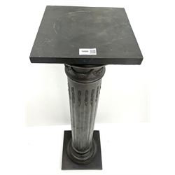Composite classical style column jardiniere 