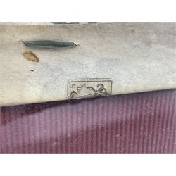 Large 18th century framed and glazed Indenture for King George III to George Rivers, Lord Rivers of Straths Saye, including frame H92.5cm L107.5cm