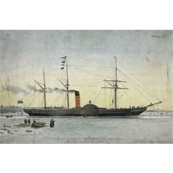 'The First Royal Mail Steamer - the Britannia (Cunard Steamship Company)', mid 19th century chromolithograph pub. Marcus Ward and Co ltd 30cm x 45cm
Provenance: Formerly with Christian Leslie Dyce Duckworth