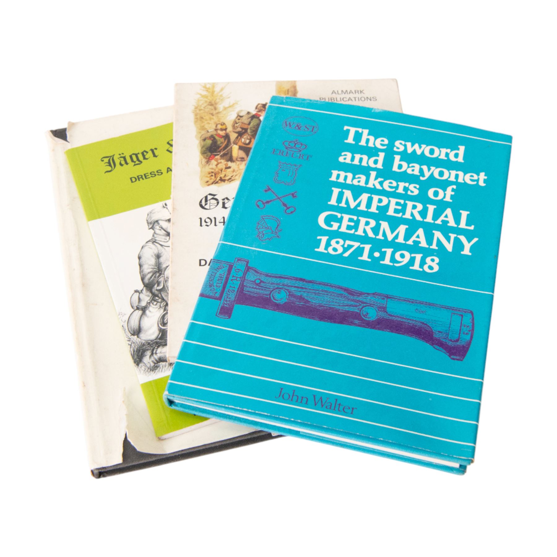 Wie Wir unser Eisern Kreuz 1914 (How We Earned our Iron Cross 1914), first edition Bong  & Co Berlin 1916, together with Dress and Distinction 1910-1914, German Infantry 1914-1918, The Swords and Bayonet Makers of Imperial Germany 1871-1918 and Medal Ribbons & Orders of Imperial Germany & Austria  