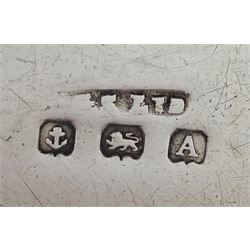 Edwardian silver sovereign holder by A & J Zimmerman Ltd,  Birmingham 1902, silver whistle by John Bettridge, Birmingham 1824, pair of silver knife rests by Josiah Williams & Co, London 1919, silver cheroot holder, Victorian 1889 silver crown, pill box and a silver Middle Eastern embossed mount