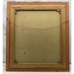 Heinz-Jurgen Menzinger (German 1943-): Winter Village Landscape, oil on canvas signed 80cm x 70cm 