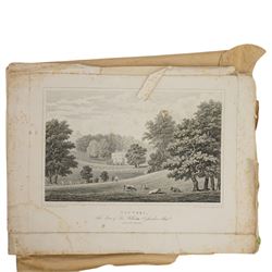 Collection of ephemera relating to the Gascoigne family of Parlington, Aberford including  various 19th century leases and conveyances, schedules of the Irish estates, 18th century appointment of church wardens at Aberford 1758 and other indentures and correspondence concerning the family and the parish of Aberford