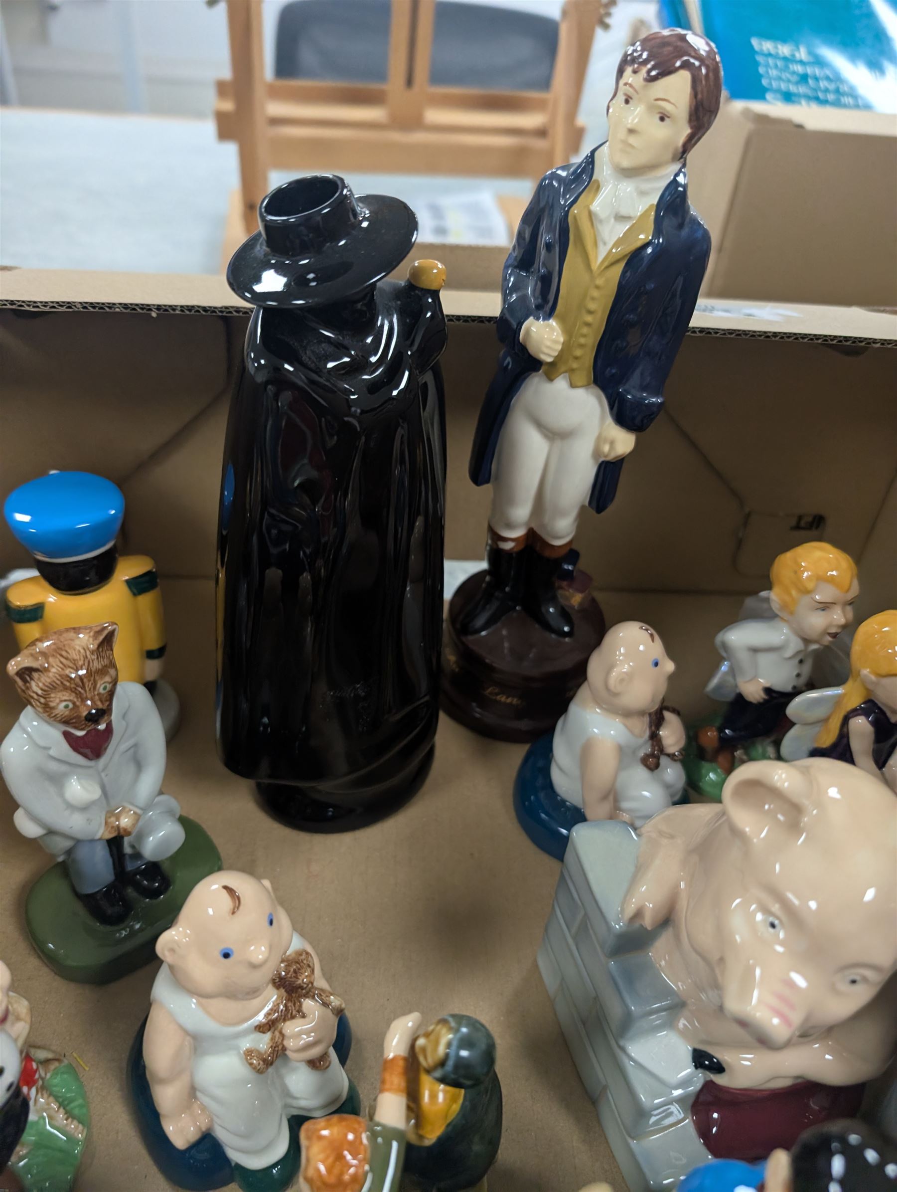 Wade figures, including Punch, RIP Judy, House of Brick, etc