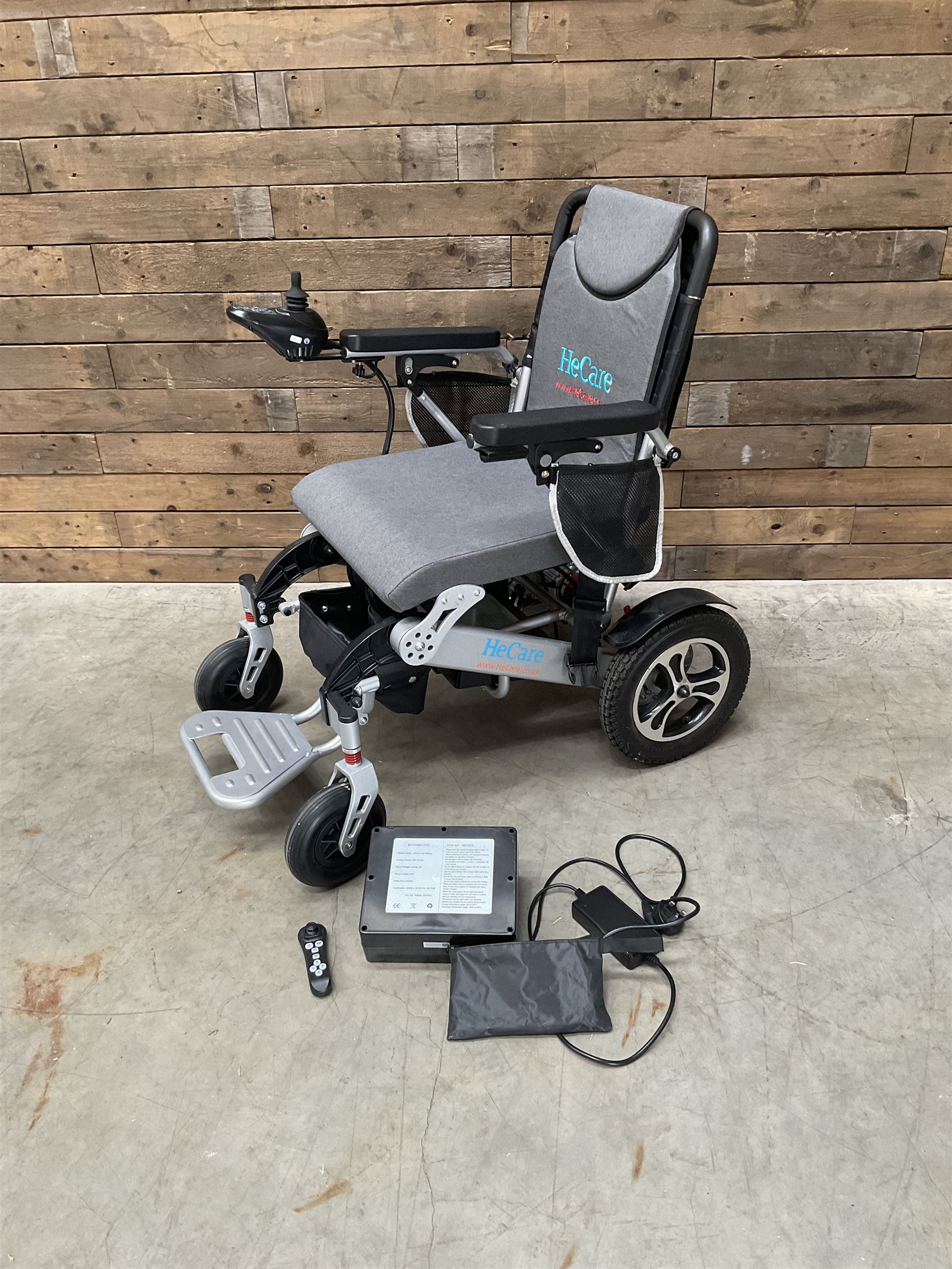 BC-EA8000 Electric Wheelchair Lightweight Foldable Electric Wheelchair, Portable Electric Wheelchair, with two batteries charger tools and remote.