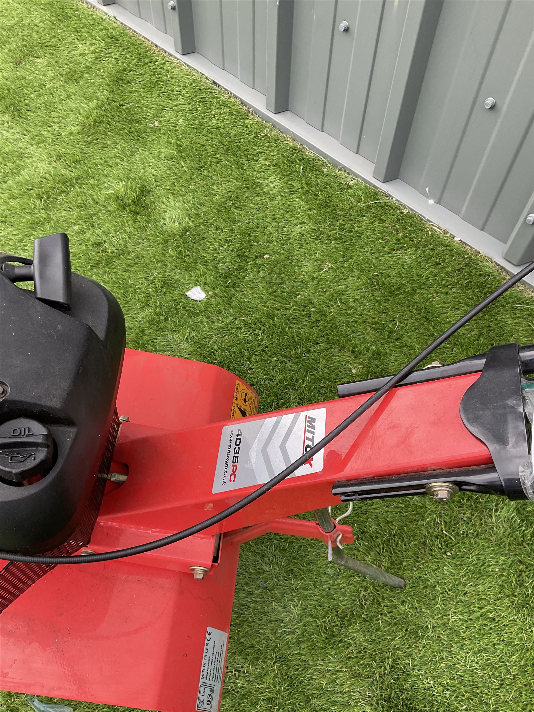 Mitox petrol tiller 4035PC Briggs and Stratton 500 series  - THIS LOT IS TO BE COLLECTED BY APPOINTMENT FROM DUGGLEBY STORAGE, GREAT HILL, EASTFIELD, SCARBOROUGH, YO11 3TX