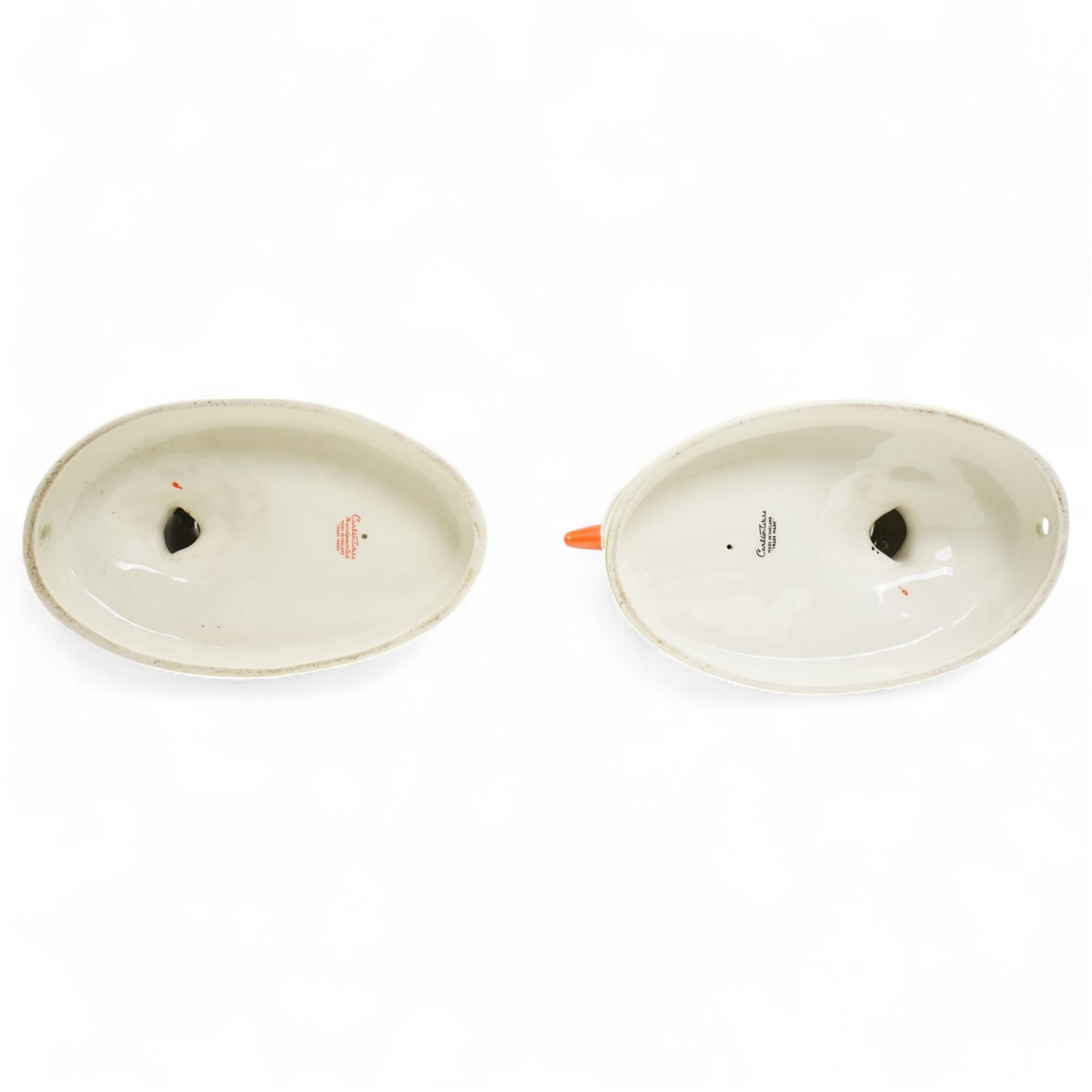 Pair of Carlton Ware Guinness lamp bases 'How Grand to be a Toucan just think what Toucan do' H23cm